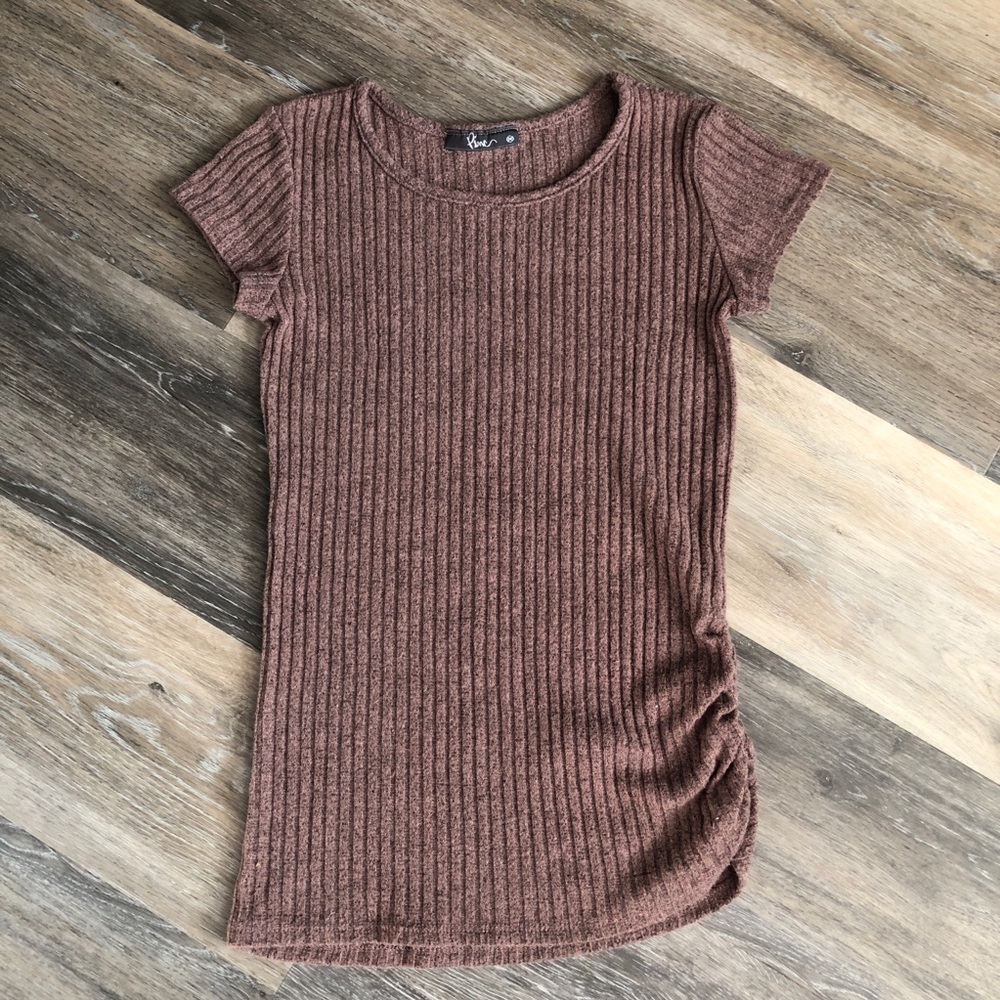 Pinc Short Sleeve Sweater Top